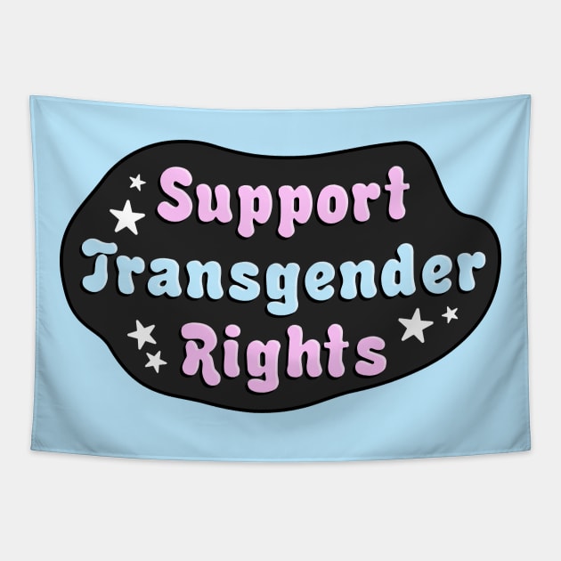 Support Transgender Rights Tapestry by Football from the Left