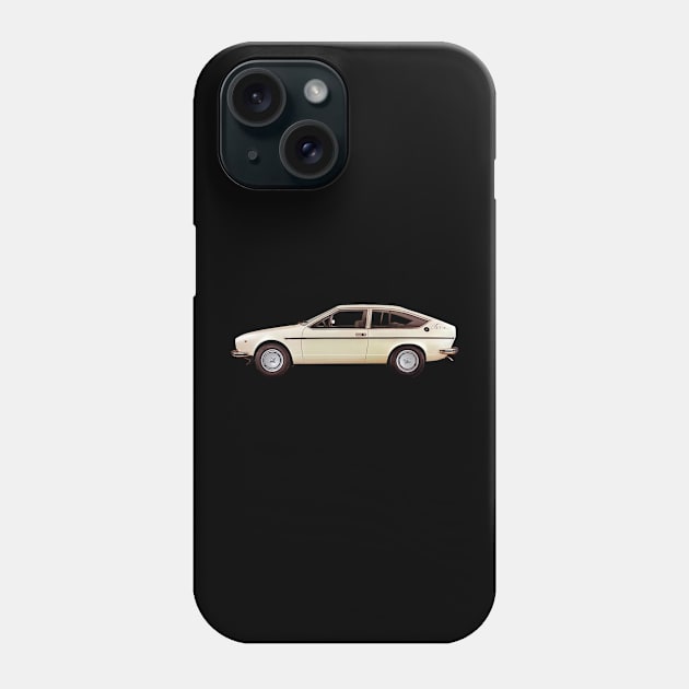 Alfa Romeo Alfetta GTV Phone Case by hi ~ hello ~