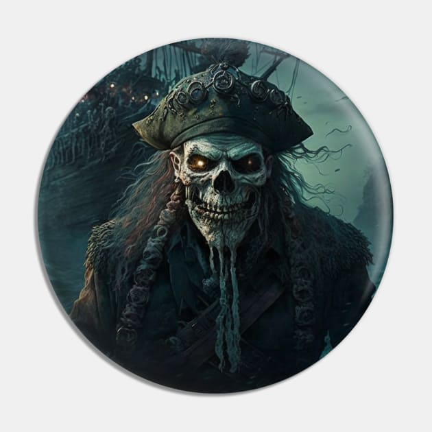 Pirate skeleton Pin by Geek Culture