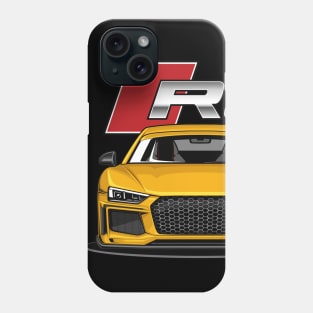 R8 V10 Performance (Vegas Yellow) Phone Case