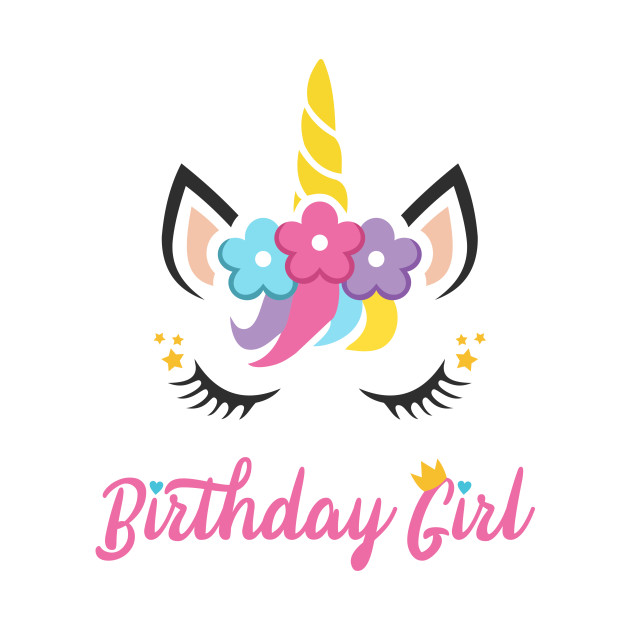 Download Unicorn Birthday Girl T Shirt - Unicorn Birthday Girl ...