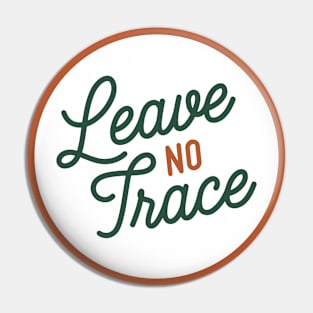 Leave No Trace Pin