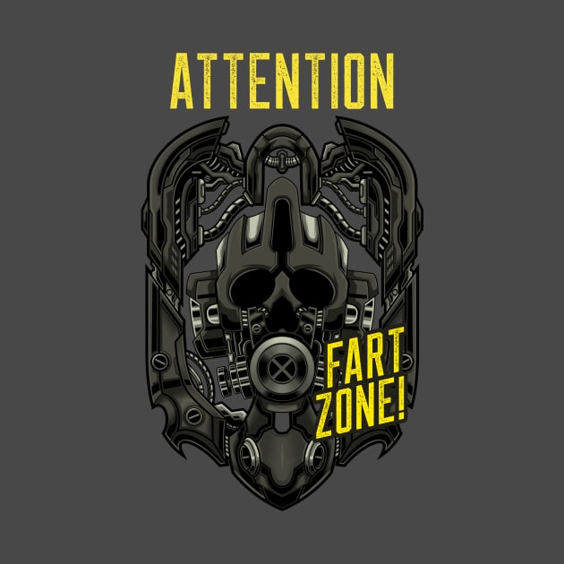 ATTENTION FART ZONE! by Katebi Designs