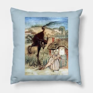 The Bogey Beast - Arthur Rackham Pillow