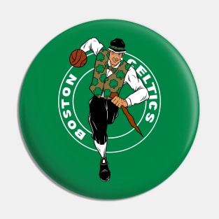 Celtics Mascot Fanart Pin