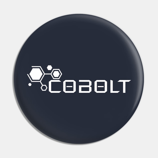 Cobolt - White Pin by spicytees