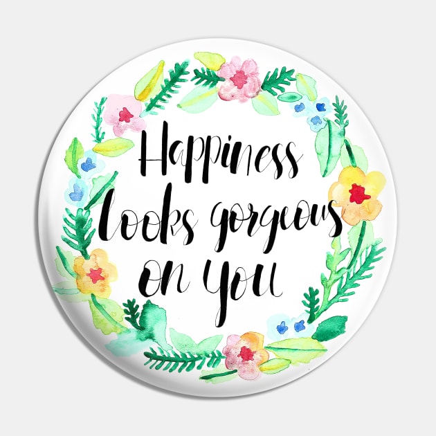 Happiness on You Pin by tangerinetane