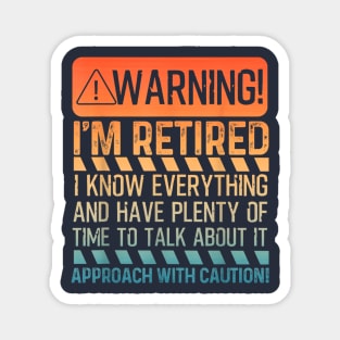 Retirement Design For Men Women Retiree Retired Retirement Magnet