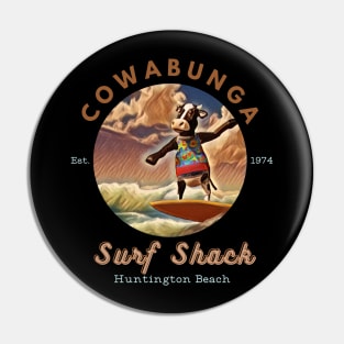 Cowabunga Surf Shack Pin