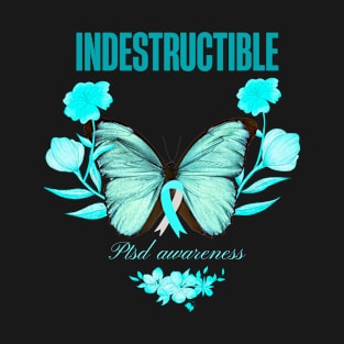 Indestructible Ptsd Awareness Support T-Shirt