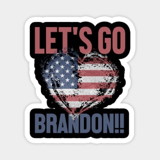 lets go brandon love Magnet