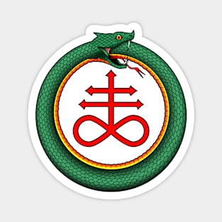 Ouroboros with cross Magnet