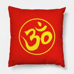 Sacred Spiritual Awakening Om Symbol Pillow