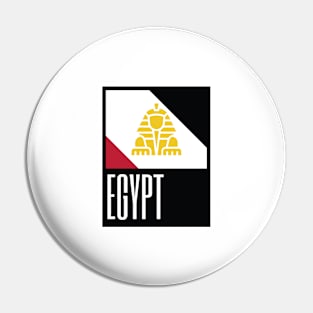 Egypt Country Symbols Pin