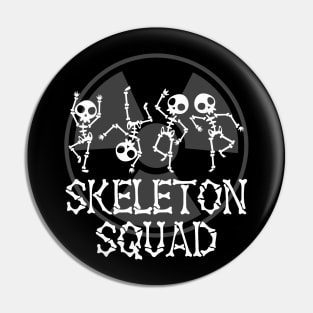 Funny Skeleton Squad Gift For Radiologist Pin