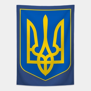 Ukrainian Trident Coat of Arms Tapestry