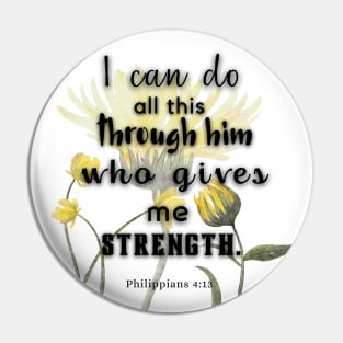 Philippians 4:13, Famous Bible Verses Pin