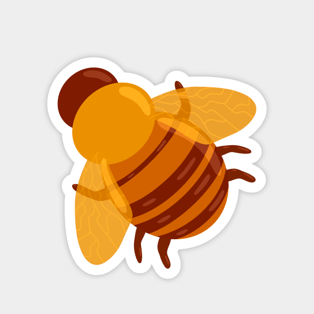 Honeybee Magnet by Unbrokeann