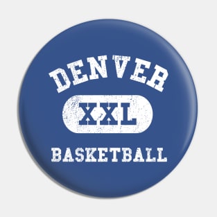 Denver Basketball Pin