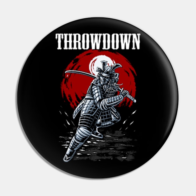 THROWDOWN MERCH VTG Pin by feliksiau