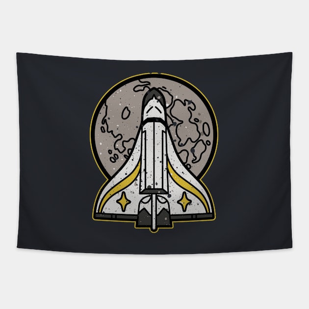 Backpack Spaceship Tapestry by DCLawrenceUK