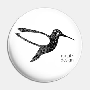 mnutzDesign - Logo - Kolibri - cell nucleus Pin