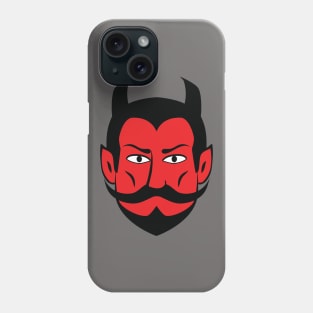 Red Devil Face Phone Case