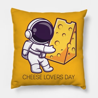 Cheese lovers Day Pillow