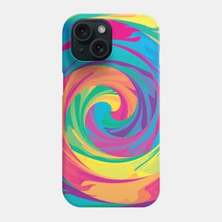 Rainbow Spiral 3 Phone Case