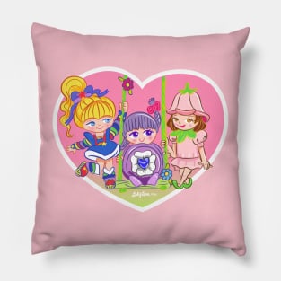 Girl power retro 2 Pillow