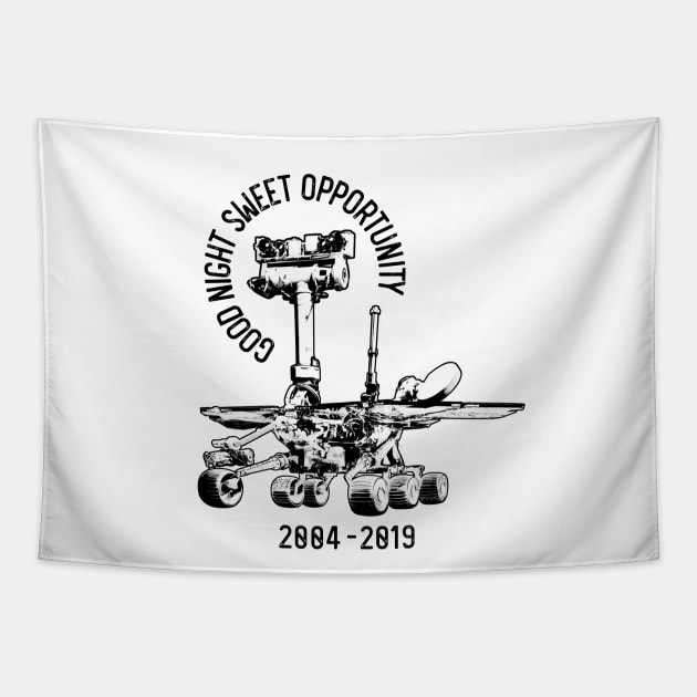 Mars Rover Opportunity Tapestry by happyartresult