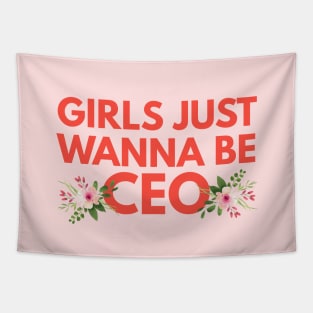 Girls Just Wanna Be CEO Tapestry