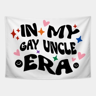 In my gay uncle era, trendy retro groovy aesthetic typography Tapestry