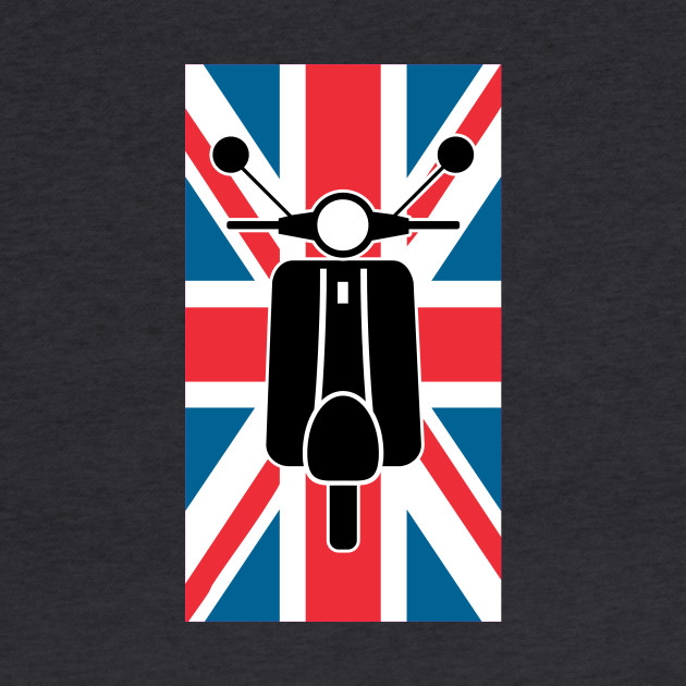brit flag scooter scooter