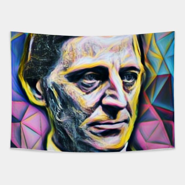 Ralph Waldo Emerson Portrait | Ralph Waldo Emerson Artwork 2 Tapestry by JustLit