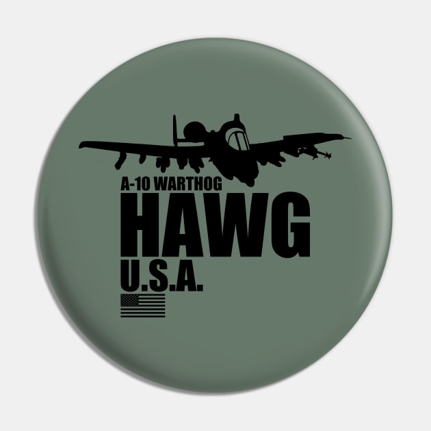 A-10 Hawg Pin by Tailgunnerstudios