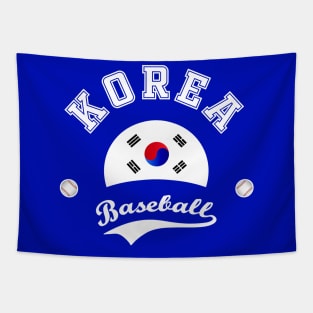 Korea Baseball Team Tapestry