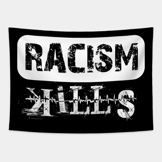 racism kills people Tapestry by SpassmitShirts