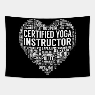 Certified Yoga Instructor Heart Tapestry