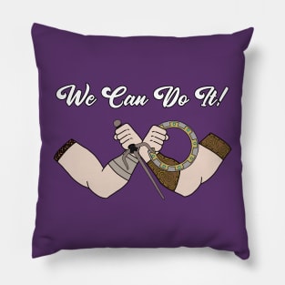 Xena & Gabrielle We Can Do It! Pillow