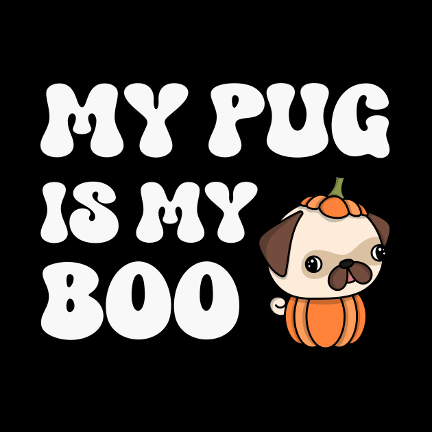 Pug Halloween by RefinedApparelLTD