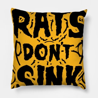 Rats Don't Sink - Helm logo Pillow