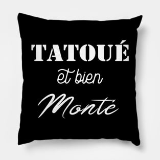 Tatoué et bien monté Pillow