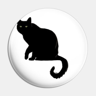 Black Cat void Pin