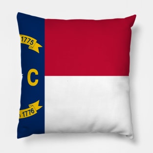 North Carolina State Flag Pillow