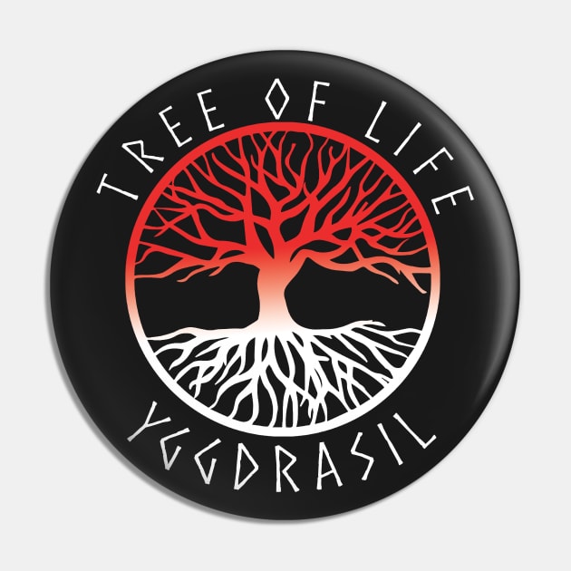 Yggdrasil Tree of Life Pagan Witch As Above So Below Pin by vikki182@hotmail.co.uk