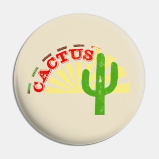 Cactus Records Pin