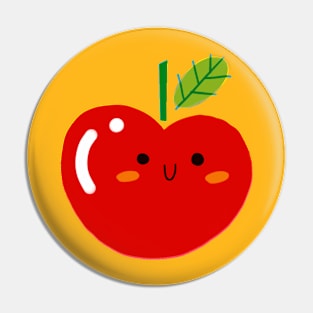 An apple Pin