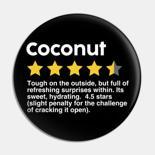 Coconut rating funny Pin