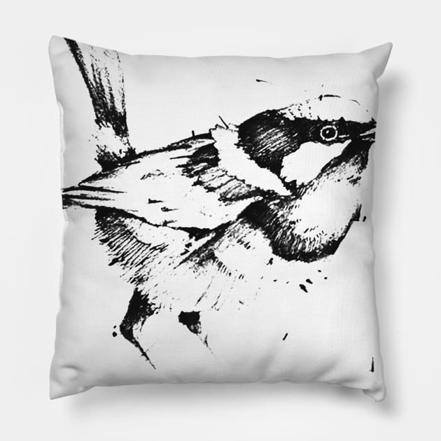 Bird Pillow by hitext